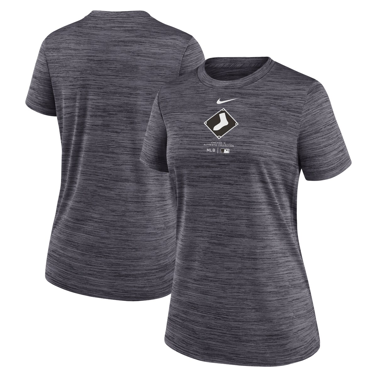 MLB ホワイトソックス Tシャツ Nike ナイキ レディース チャコール (Women's Nike City Connect Practice Velocity Tee)