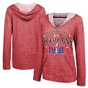 NFL チーフス パーカー Majestic(マジェスティック) レディース レッド (24 Womens SB58 OVERSIZED DUNK Slub H...