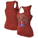 NFL `[tX ^Ngbv Majestici}WFXeBbNj fB[X bh (24 Womens Super Bowl 58 Champs OVERSIZED DUNK Racerback Tank)