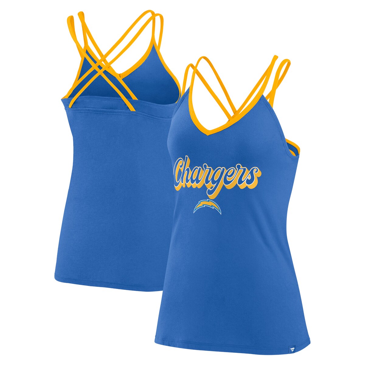 NFL `[W[Y ^Ngbv Fanaticsit@ieBNXj fB[X pE_[u[ (24 Women's Go For It Biblend Strappy Back Tank)