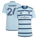 【公式グッズ】MLS カンザスシティ エリク・トミー レプリカ ユニフォーム Adidas/アディダス メンズ ライトブルー (ADI 2024/25 Men'...
