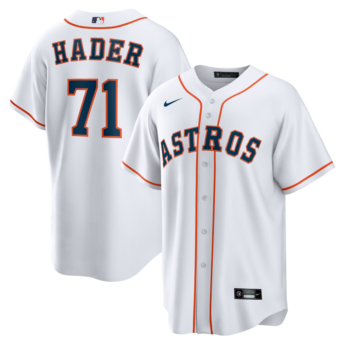 【公式グッズ】MLB アストロズ ジョシュ・ヘイダー レプリカ ユニフォーム Nike/ナイキ メンズ ホワイト (Nike Home Replica Player Jersey)