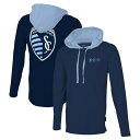 MLS カンザスシティ 長袖 Tシャツ Stadium Essentials メンズ ネイビー (SES S24 Men's Tradition Hooded LS Tee)