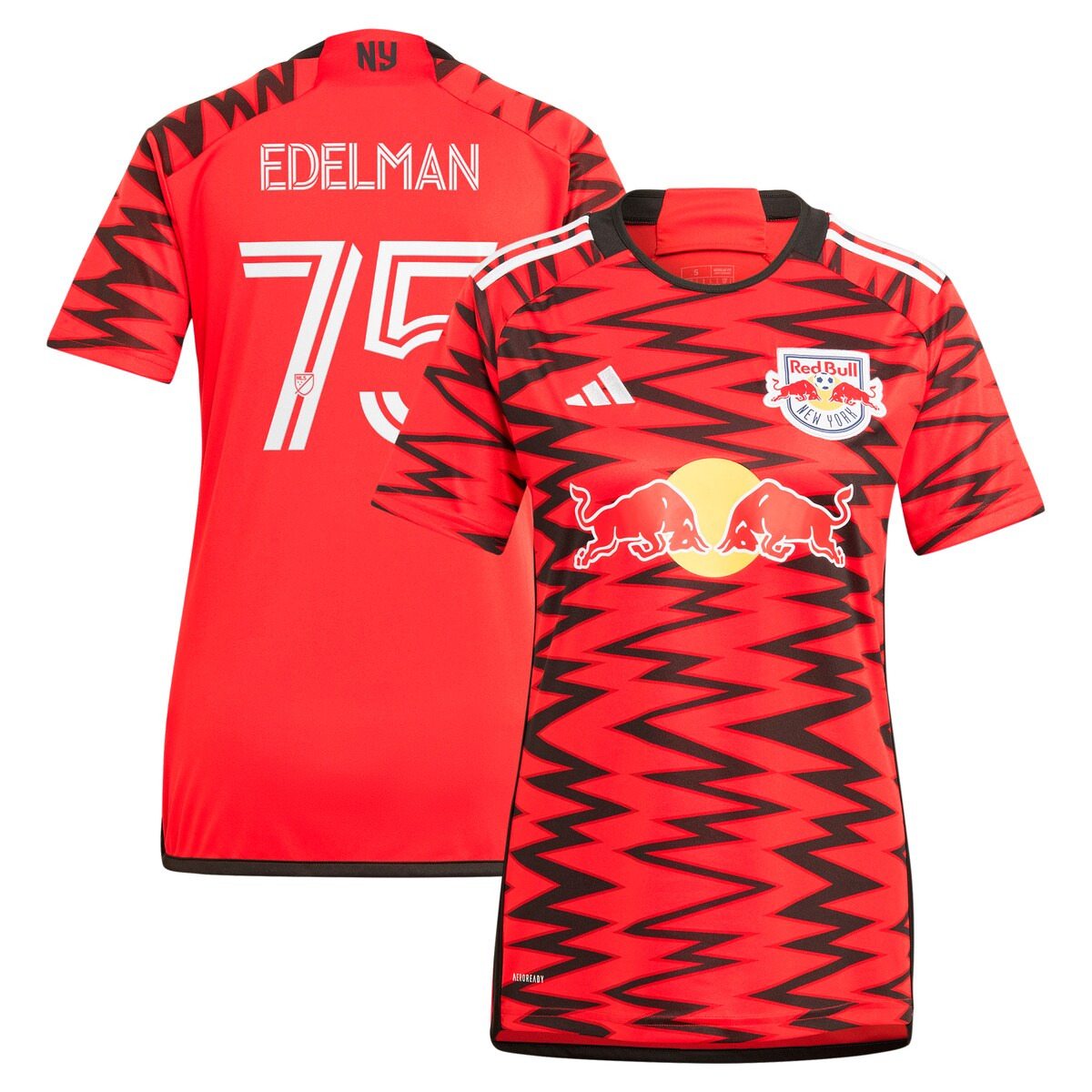 MLS レッドブルズ エデルマン レプリカ ユニフォーム Adidas（アディダス） レディース レッド (ADI 2024/25 Women's Replica Jersey - Player)