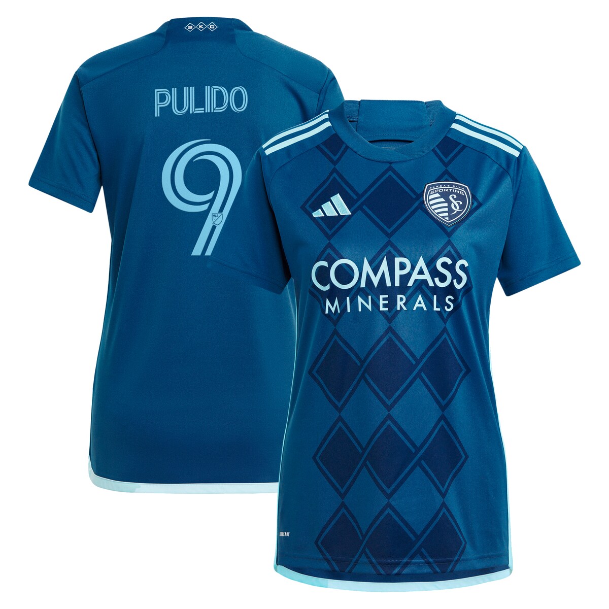 MLS カンザスシティ プリード レプリカ ユニフォーム Adidas（アディダス） レディース ネイビー (ADI 2024/25 Women's Replica Jersey - Player)