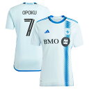 MLS CFモントリオール クワドウ・オポク レプリカ ユニフォーム Adidas（アディダス） メンズ ライトブルー (ADI 2024/25 Men's Replica Jersey - Player)