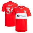 【公式グッズ】MLS シカゴ・ファイア クリス・ブレイディ レプリカ ユニフォーム Adidas/アディダス メンズ レッド (ADI 2024/25 Men'...