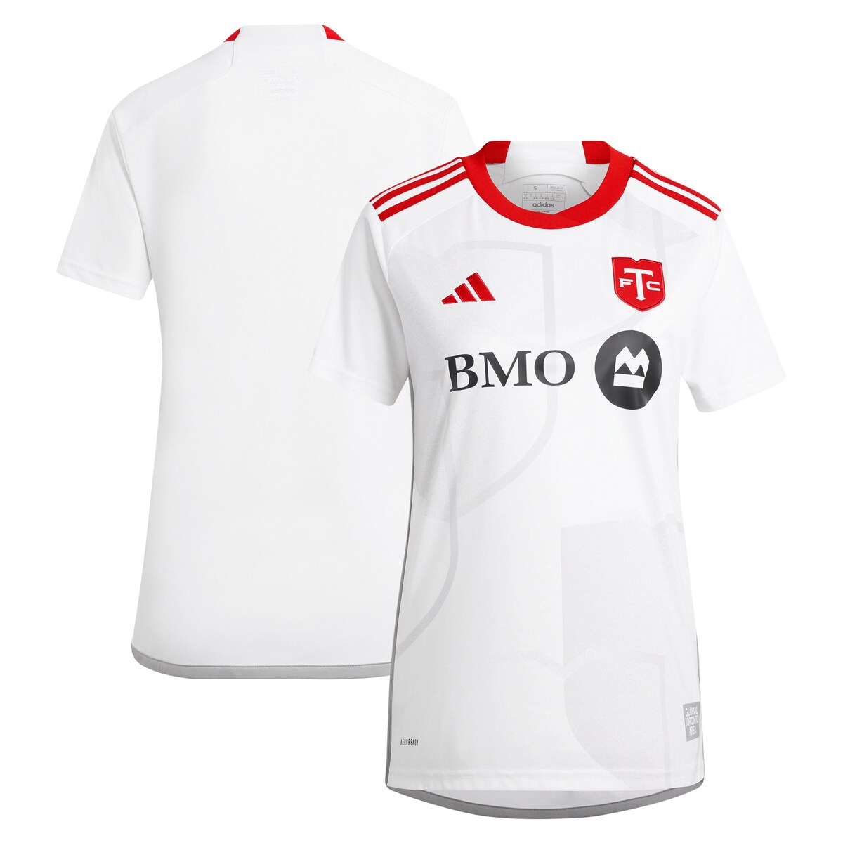 MLS トロントFC レプリカ ユニフォーム Adidas（アディダス） レディース ホワイト (S24/25 TORONTO FC AWAY JERSEY WOMEN)