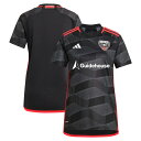 MLS D.C.ユナイテッド レプリカ ユニフォーム Adidas(アディダス) レディース ブラック (S24/25 DC UNITED HOME JERSE...