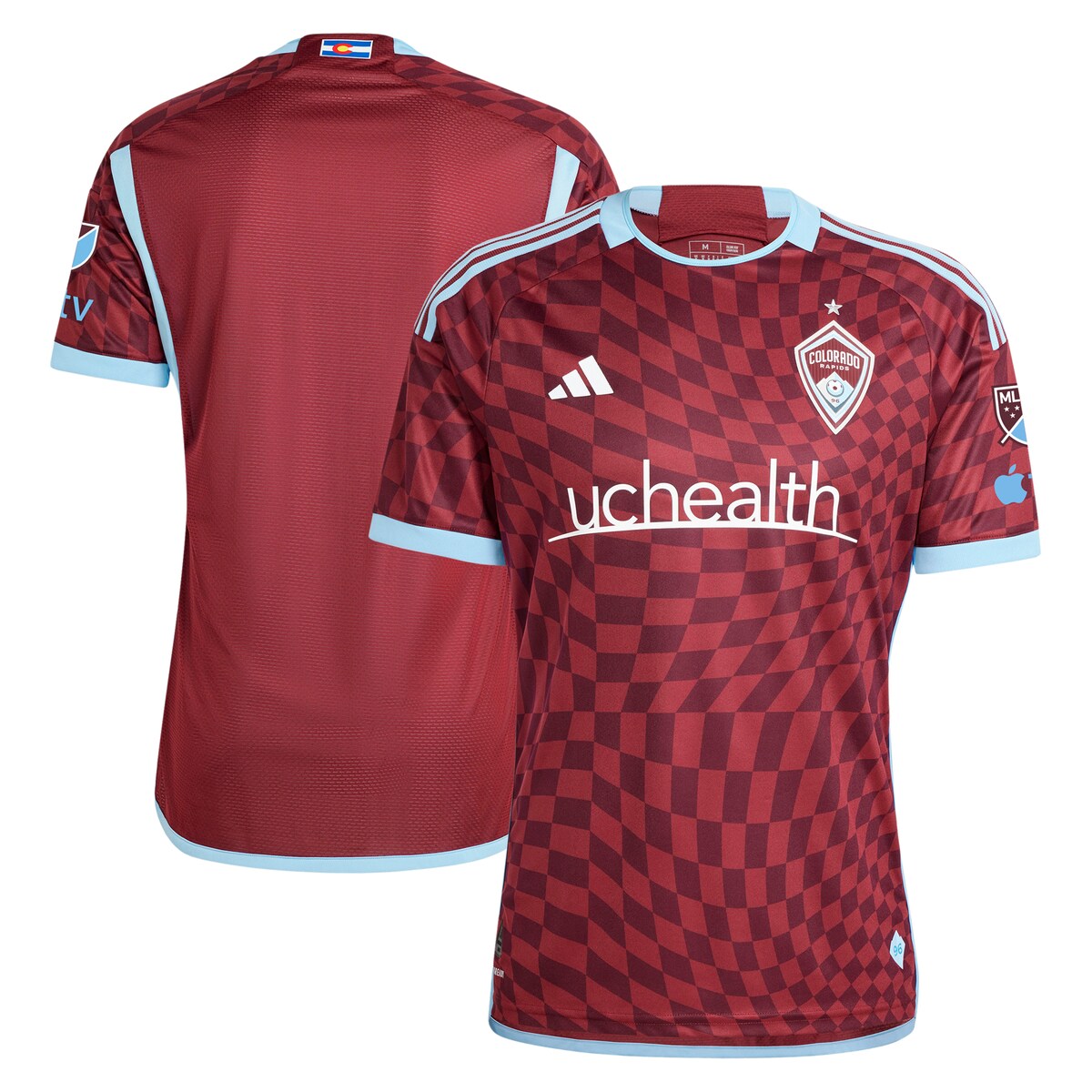 MLS コロラド・ラピッズ オーセンティック ユニフォーム Adidas（アディダス） メンズ バーガンディ (S24/25 COLORADO RAPIDS HOME JERSEY AUTHENTIC)