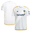 MLS LAギャラクシー オーセンティック ユニフォーム Adidas（アディダス） メンズ ホワイト (S24/25 LA GALAXY HOME JERSEY AUTHENTIC)