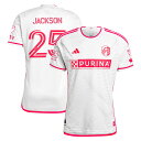 MLS セントルイス・シティSC アジエル・ジャクソン オーセンティック ユニフォーム Adidas(アディダス) メンズ ホワイト (ADI 2024/25 Men's Authentic Jersey - Player)(4)