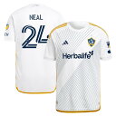 【公式グッズ】MLS LAギャラクシー ジェイレン・ニール オーセンティック ユニフォーム Adidas(アディダス) メンズ ホワイト (ADI 2024/25 Men's Authentic Jersey - Player)