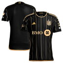 MLS LAFC オーセンティック ユニフォーム Adidas（アディダス） メンズ ブラック (S24/25 LOS ANGELES FC HOME JERSEY AUTHENTIC)