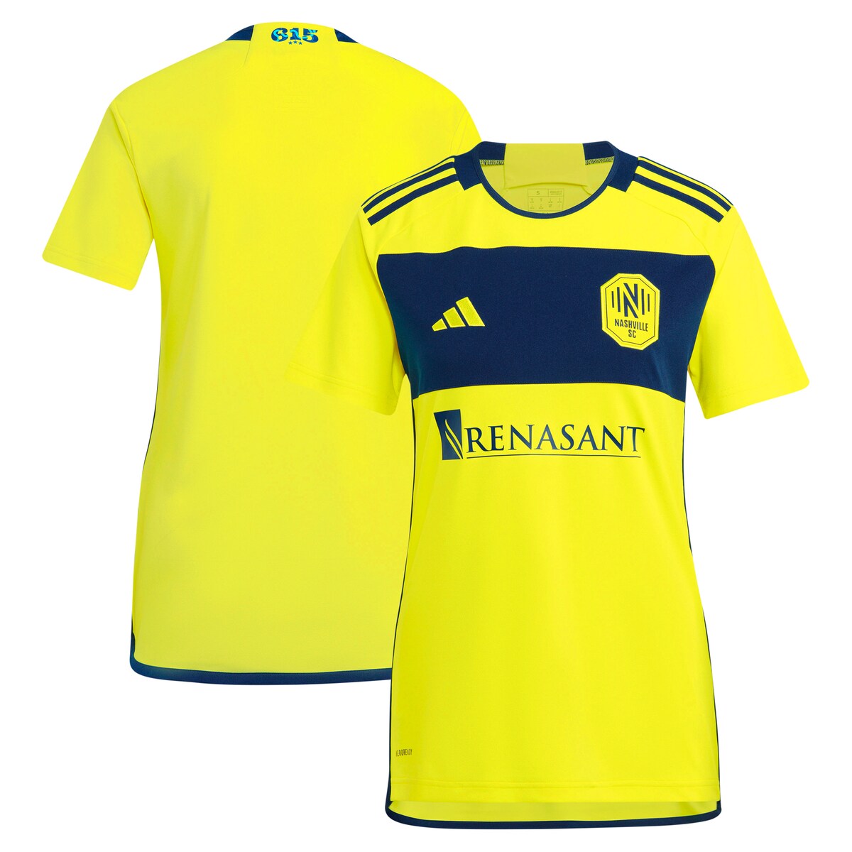 MLS ibVrESC vJ jtH[ AdidasiAfB_Xj fB[X CG[ (S24/25 NASHVILLE SC HOME JERSEY WOMEN)