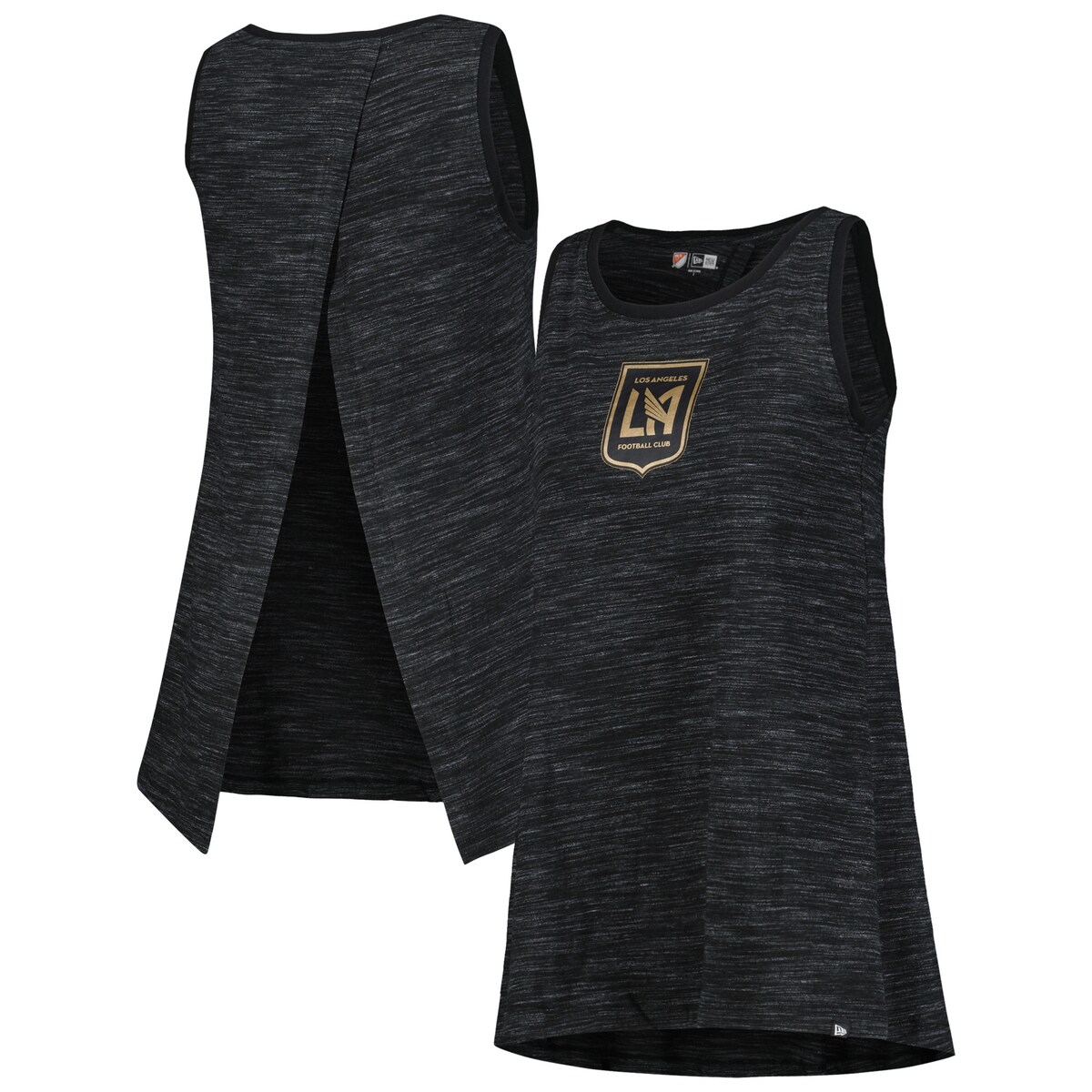 ニューエラ タンクトップ  メンズ MLS LAFC タンクトップ 5th & Ocean by New Era レディース ブラック (NWE S24 Women's Athletic Cross Back Tank)