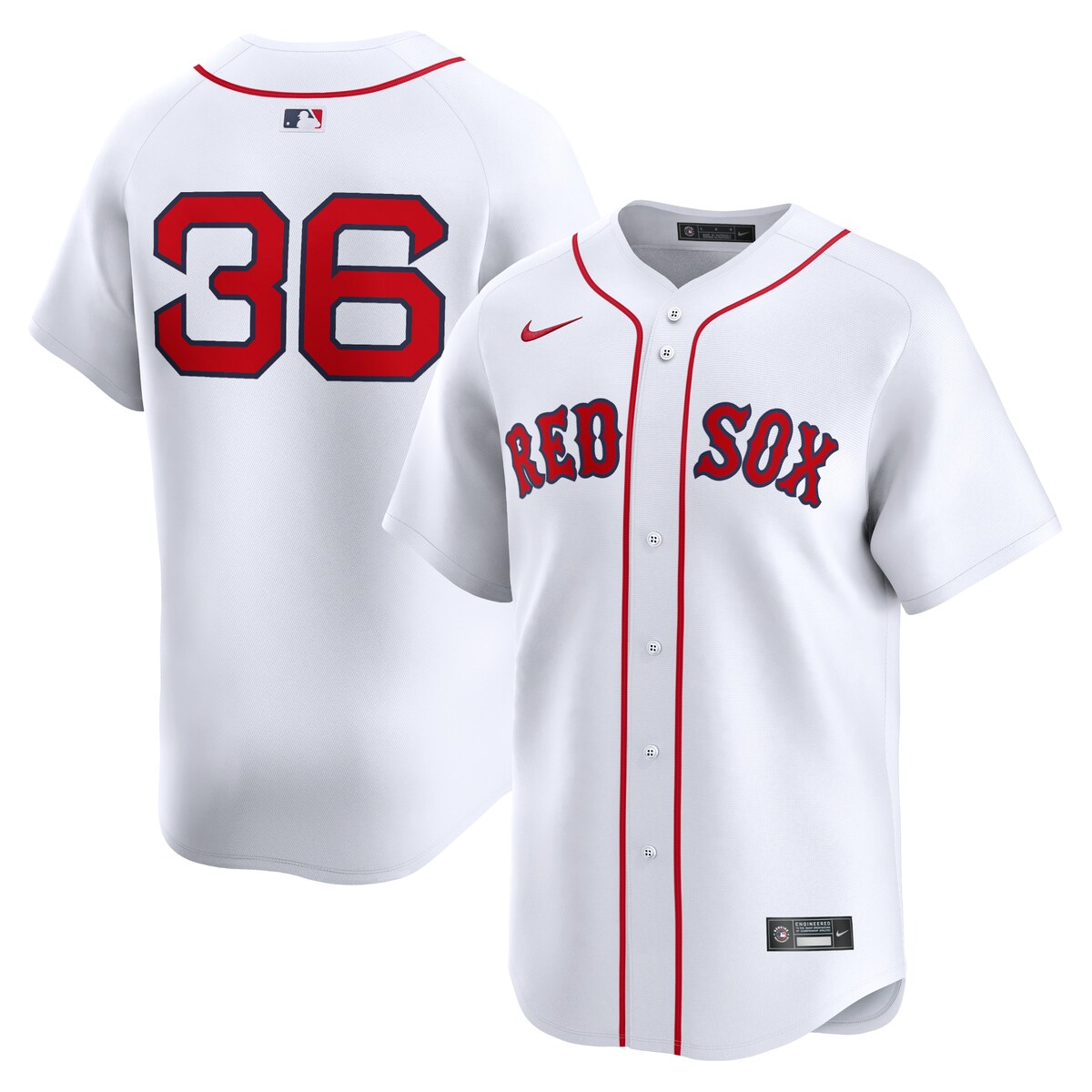 MLB レッドソックス トリストン・カサス リミテッド ユニフォーム Nike ナイキ メンズ ホワイト (2024 Nike Men's Limited Player Jerseys - FTF NTP Master Style)