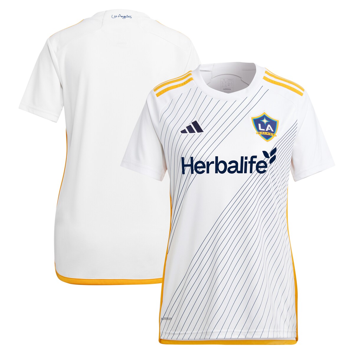 MLS LAギャラクシー レプリカ ユニフォーム Adidas（アディダス） レディース ホワイト (S24/25 LA GALAXY HOME JERSEY WOMEN)