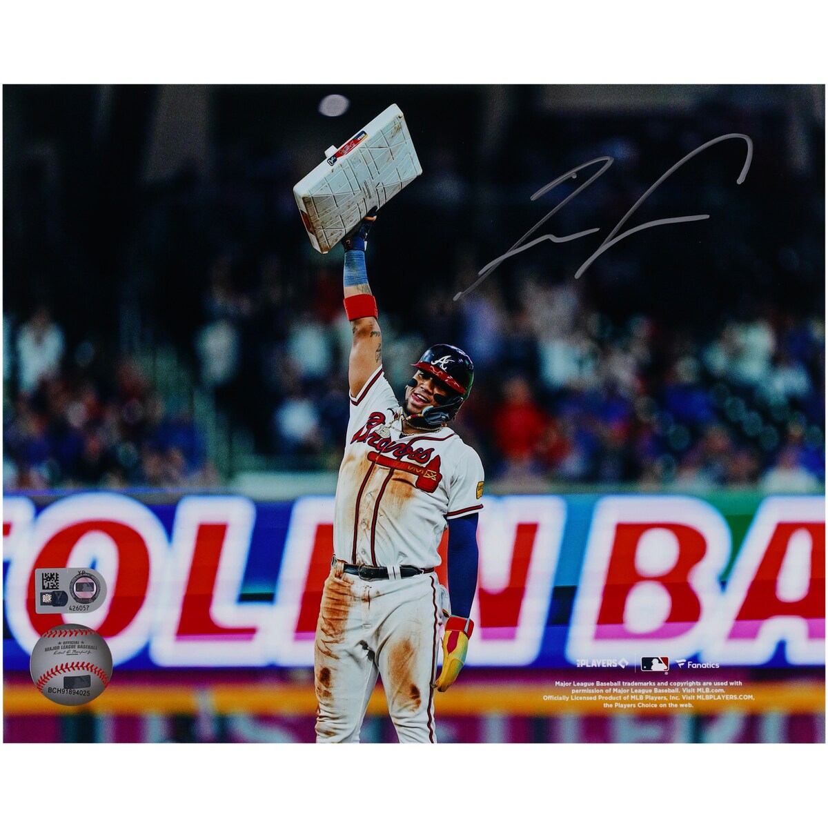 MLB ブレーブス ロナルド・アクーニャJr. 直筆サイン フォト （8x10） Fanatics（ファナティクス） (AUT 08x10 PHOTO 45267)