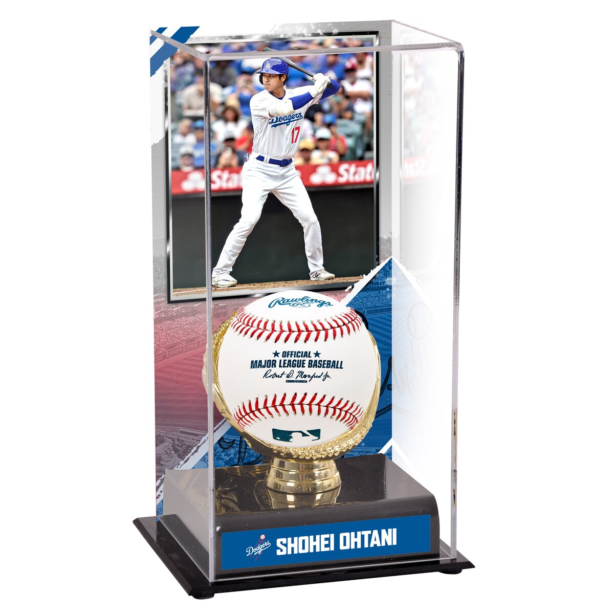 MLB ドジャース 大谷 翔平 コレクタブル用 野球ボールケース（ボール無し） Fanatics（ファナティクス） (UNS BASEBALL DISPLAY CASE 45278)