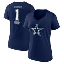 NFL カウボーイズ Tシャツ Fanatics(ファナティクス) レディース ネイビー (24 Women's Mother's Day Short Slee...