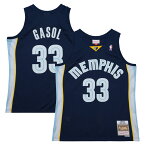 NBA グリズリーズ マルク・ガソル ユニフォーム Mitchell & Ness（ミッチェル＆ネス） メンズ ネイビー (MNC NBA HWC Mens Swingman Jersey)