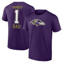 【公式グッズ】NFL レイブンズ Tシャツ Fanatics/ファナティクス メンズ パープル (Mens NFL SP24 FB Fathers Day NN Cotton SST)