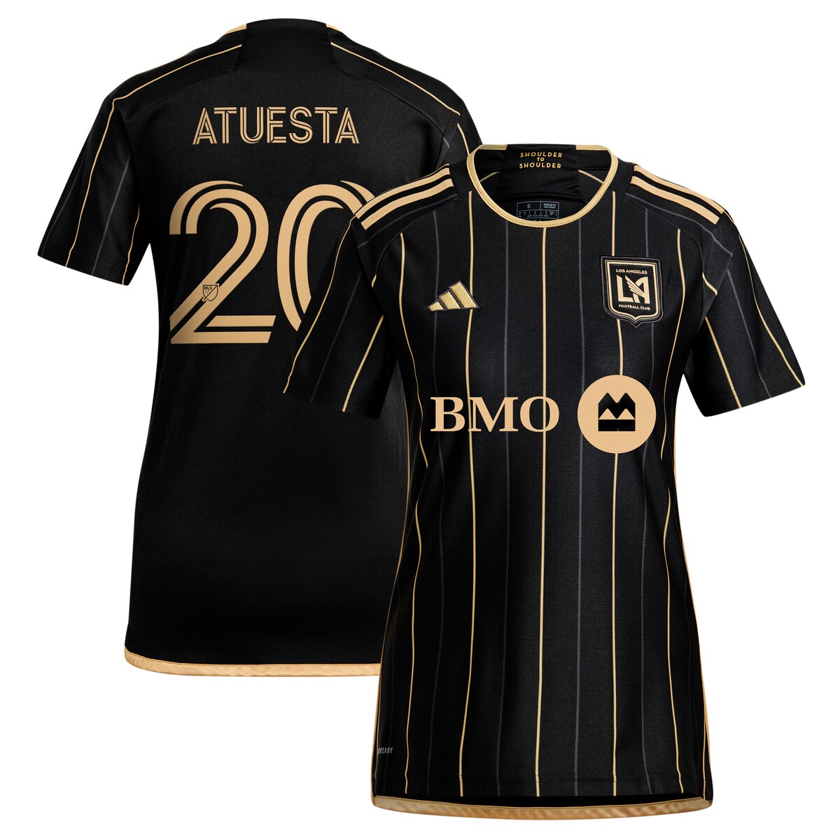 MLS LAFC エドゥアルド・アトゥエスタ レプリカ ユニフォーム Adidas（アディダス） レディース ブラック (ADI 2024/25 Women's Replica Jersey - Player)