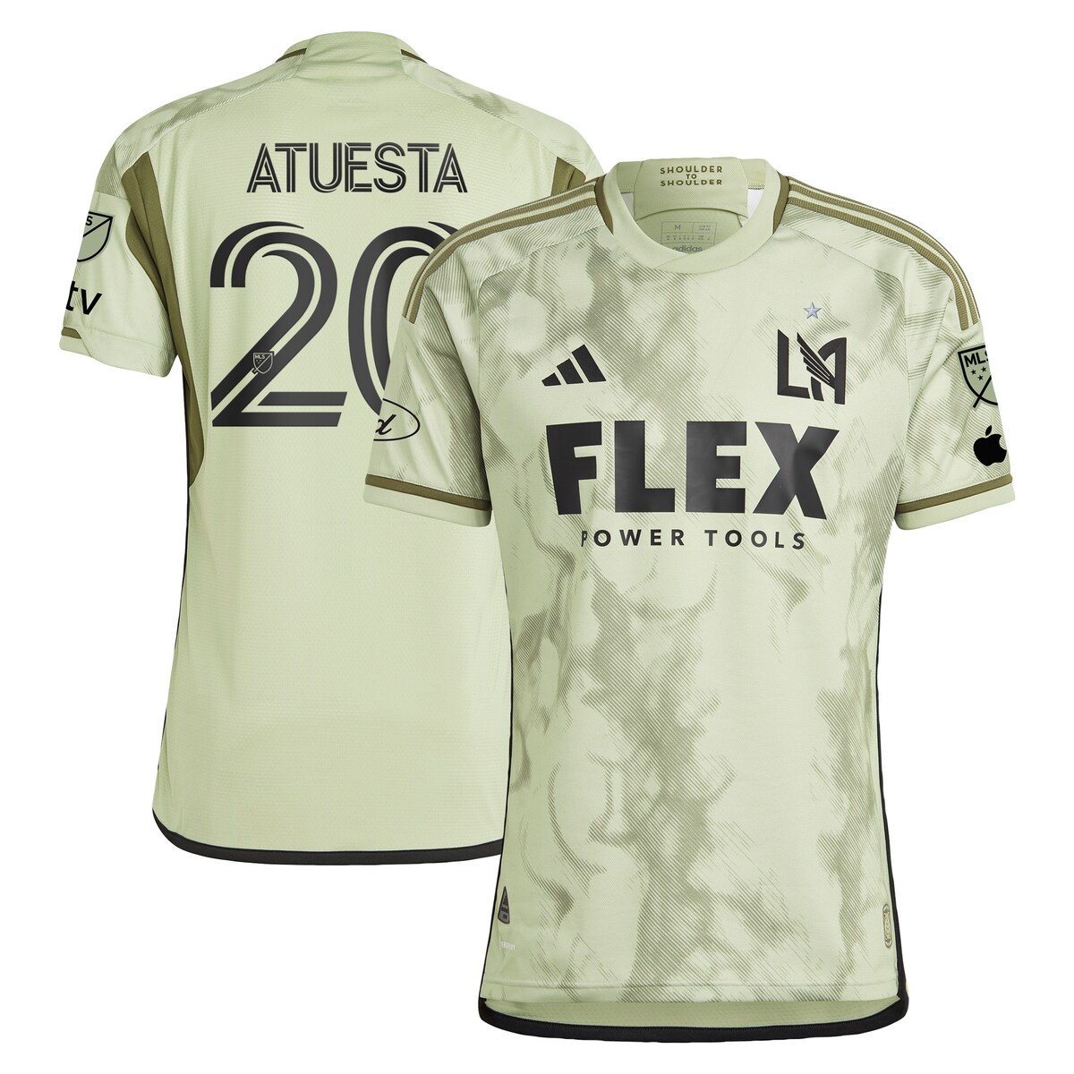 MLS LAFC エドゥアルド・アトゥエスタ オーセンティック ユニフォーム Adidas（アディダス） メンズ グリーン (ADI 2024/25 Men's Authentic Jersey - Player)