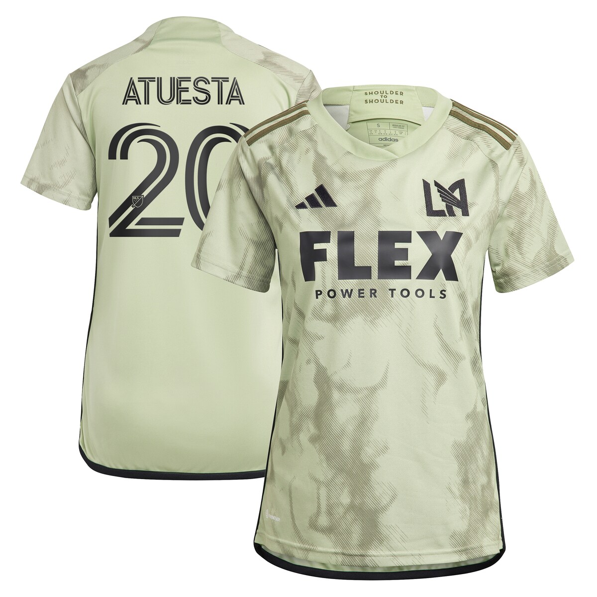 MLS LAFC エドゥアルド・アトゥエスタ レプリカ ユニフォーム Adidas（アディダス） レディース グリーン (ADI 2024/25 Women's Replica Jersey - Player)