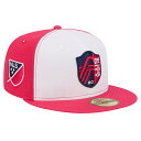 MLS セントルイス・シティSC キャップ・帽子 New Era(ニューエラ) メンズ ホワイト (NWE Men's 2024 Kick Off Collection 5950)(4)
