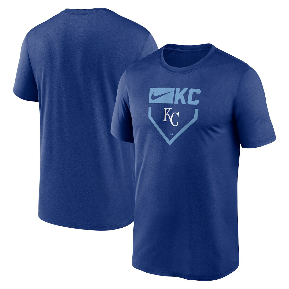 Put Kansas City Royals fandom front and center with this Legend Icon T-shirt from Nike. It features striking team graphics across the chest and moisture-wicking Dri-FIT fabric for all-day comfort. Gear up for the next trip to the ballpark with this must-have Kansas City Royals tee.Brand: NikeDri-FIT technology wicks away moistureShort sleeveOfficially licensedMachine wash, tumble dry lowMaterial: 100% PolyesterImportedScreen print graphicsCrew neck