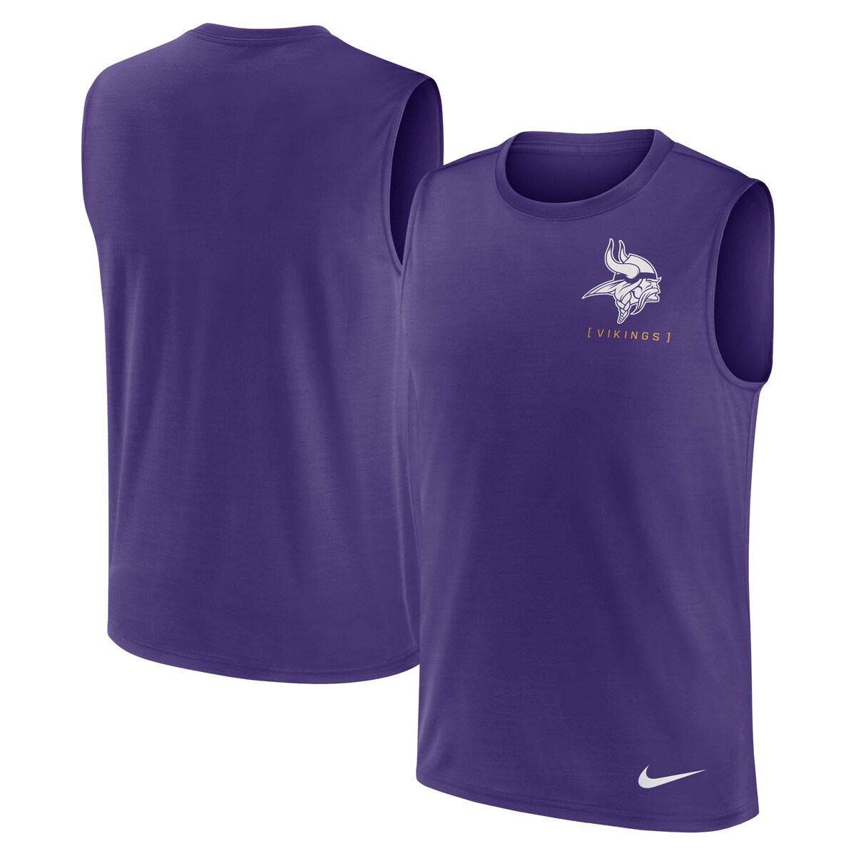 ナイキ タンクトップ  メンズ NFL バイキングス タンクトップ Nike ナイキ メンズ パープル (Mens NFL SP24 Nike Large Muscle Logo Tank)