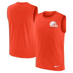 Men's Nike Orange Cleveland Browns Muscle Tank Top