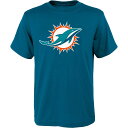 【公式グッズ】NFL ドルフィンズ Tシャツ Outerstuff(アウタースタッフ) キッズ アクア (23 Youth Primary Logo SST)