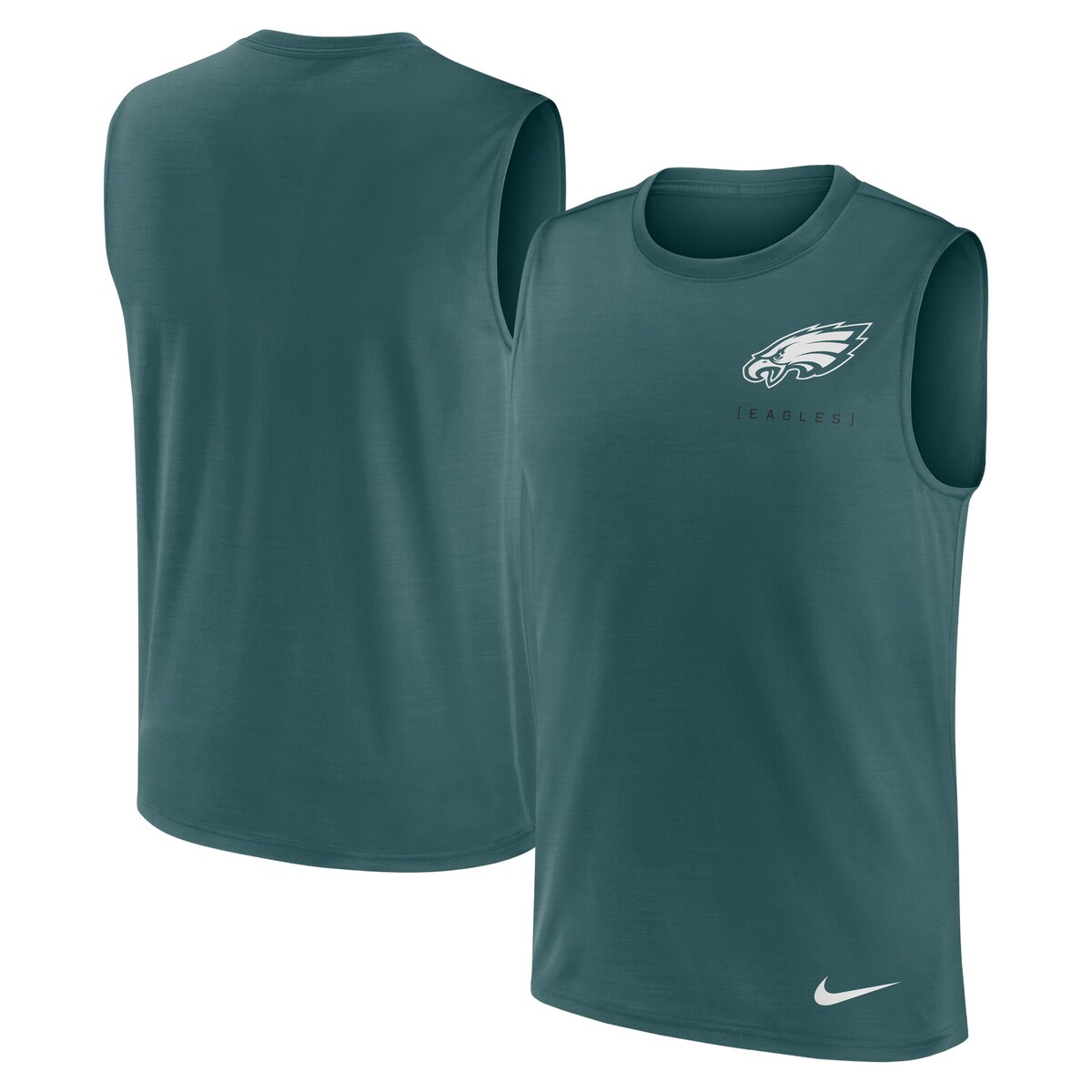 ナイキ タンクトップ  メンズ NFL イーグルス タンクトップ Nike ナイキ メンズ ティール (Mens NFL SP24 Nike Large Muscle Logo Tank)