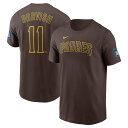 MLB パドレス ダルビッシュ有 ワールドツアー ソウルシリーズ 袖パッチ付き Tシャツ Nike ナイキ メンズ ブラウン (Men