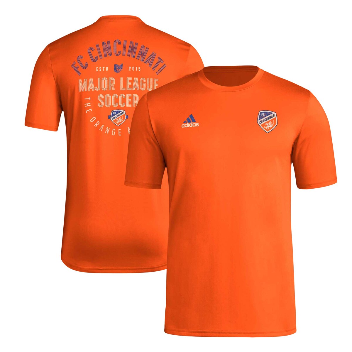 MLS FCシンシナティ Tシャツ Adidas（アディダス） メンズ オレンジ (ADI S24 Men's Local Stoic Tee)