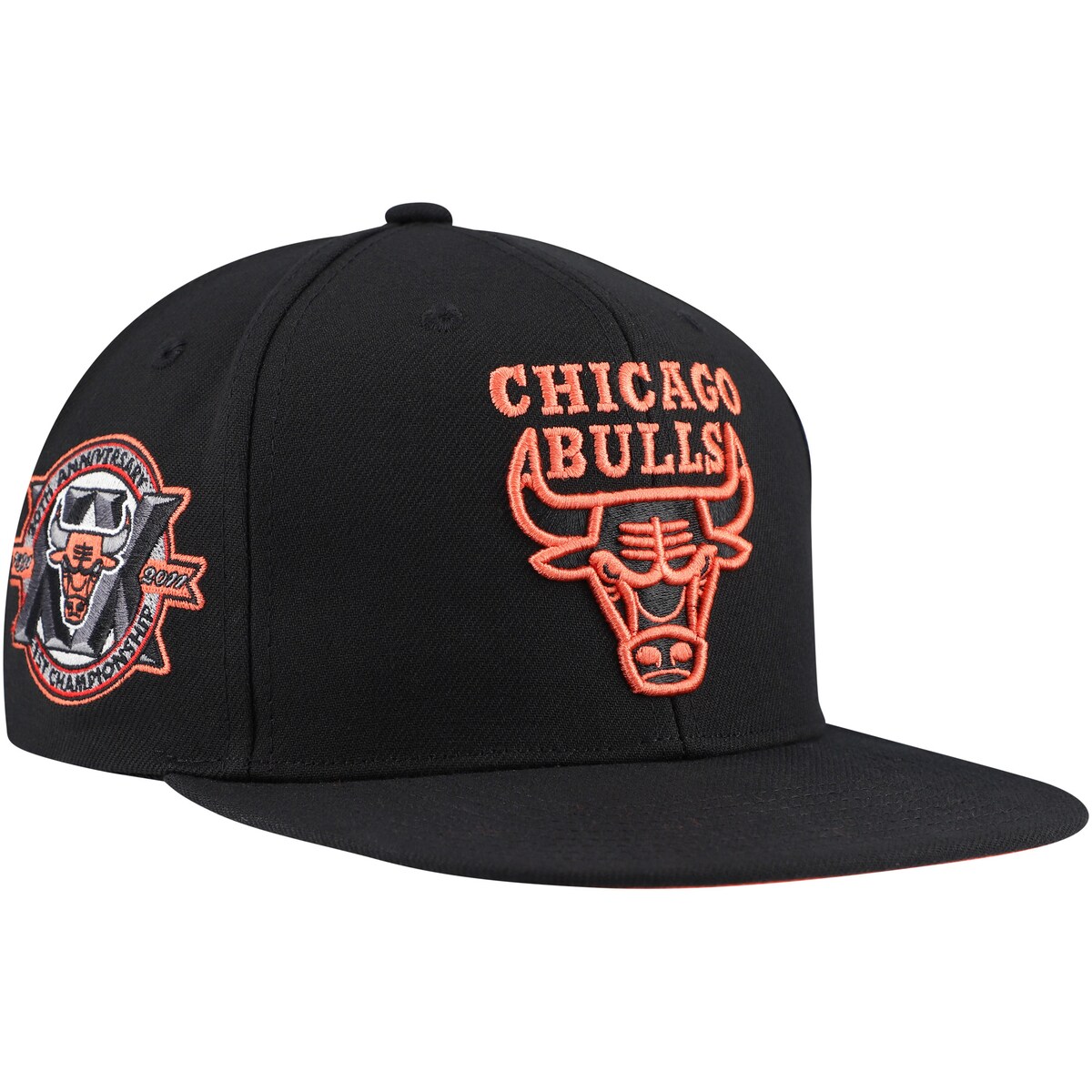 【公式グッズ】NBA ブルズ スナップバック キャップ Mitchell & Ness/ミッチェル＆ネス メンズ ブラック (NBA MNC NBA CORE SNAPBACK)