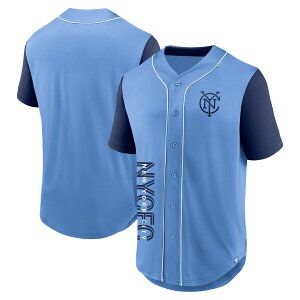 MLS ニューヨーク・シティFC ユニフォーム Fanatics（ファナティクス） メンズ ライトブルー (NUT S24 Men's Balance Fashion Baseball Jersey)