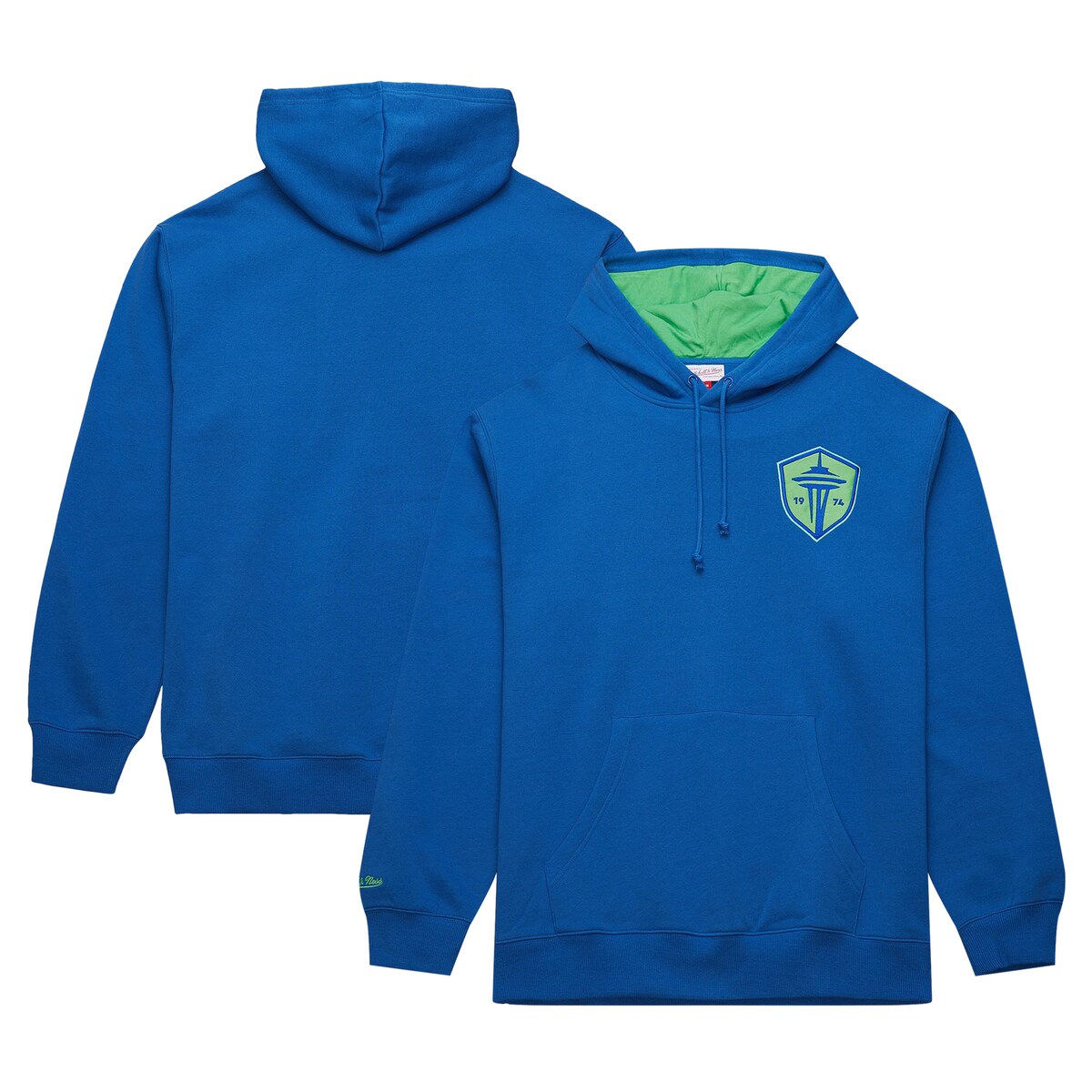 MLS TE_[YFC t[X vI[o[ p[J[ Mitchell & Nessi~b`FlXj Y u[ (MNC S24 Men's Crest N&N Fleece PO Hood)