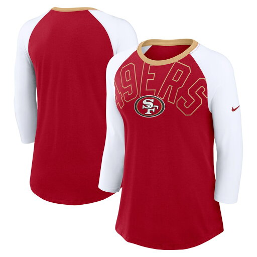 【公式グッズ】NFL 49ers Tシャツ Nike ナイキ レディース スカーレット (24 Women's Nike Knockout Arch Raglan Tee) 【公式グッズ】NFL 49ers Tシャツ Nike ナイキ レディース スカーレット (24 Women's Nike Knockout Arch Raglan Tee)