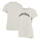【公式グッズ】NFL チャージャーズ Tシャツ '47 /フォーティーセブン レディース クリーム (24 Womens Panthera Frankie SS Tee)