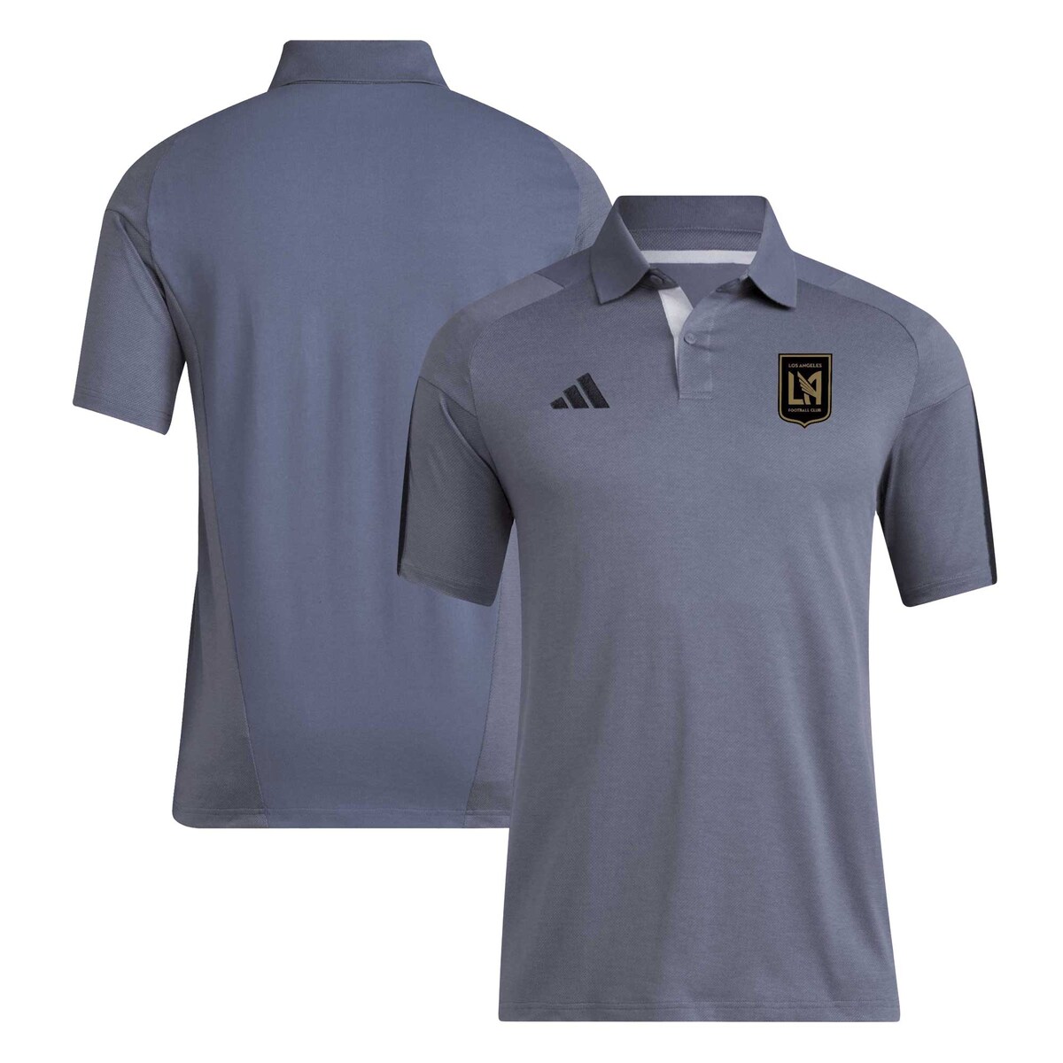 MLS LAFC ポロシャツ Adidas（アディダス） メンズ グレイ (ADI 2024 Men's Training Polo)