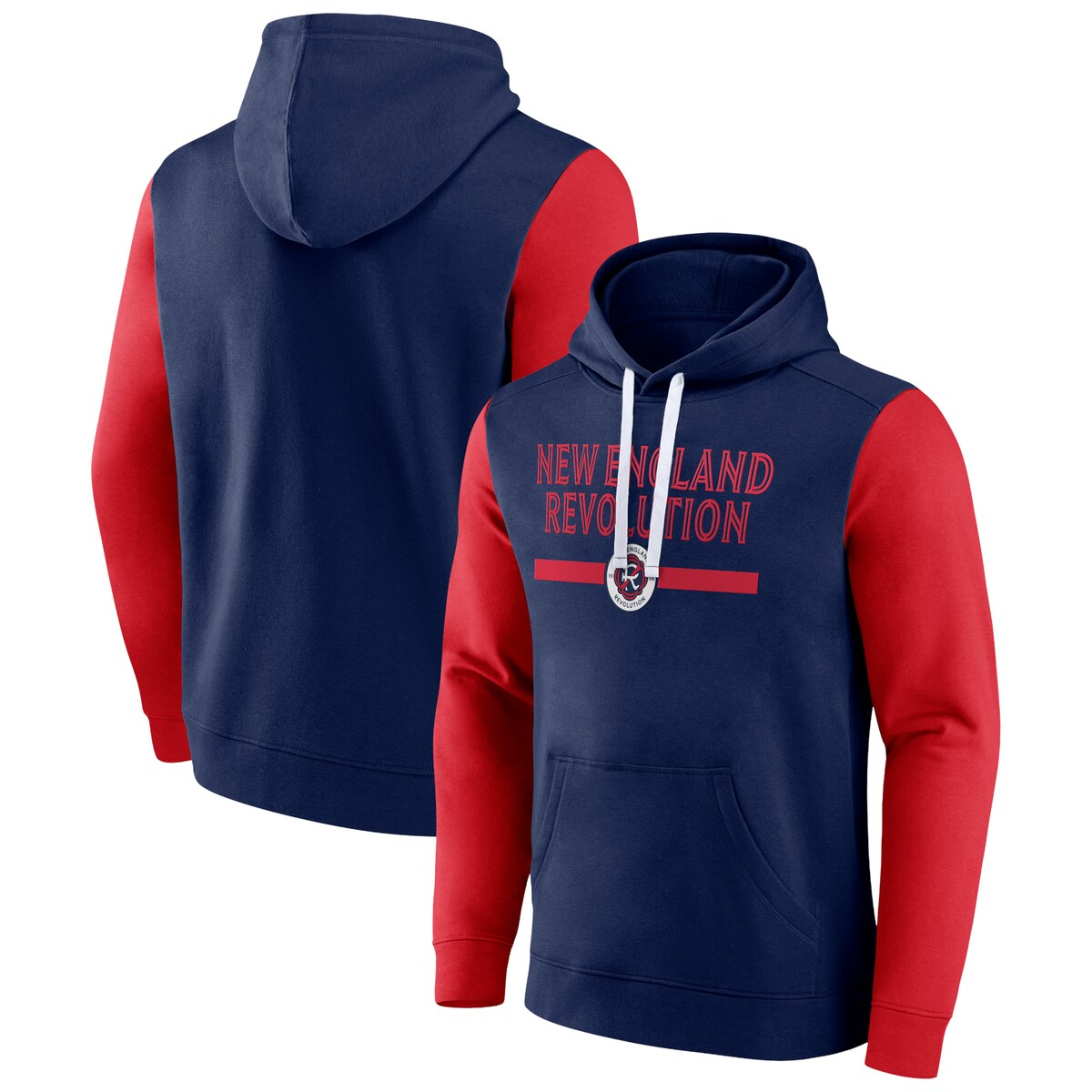 MLS レボリューション プルオーバー パーカー Fanatics（ファナティクス） メンズ ネイビー (NUT HPB22 Men's To Victory PO Hood)