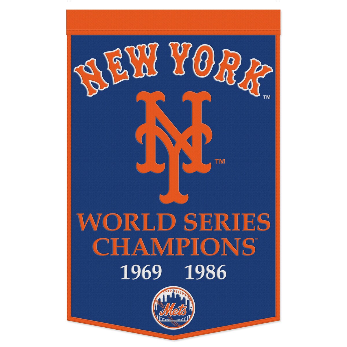 MLB bc yig EBNtg (24X38 Wool Banner-Championship)