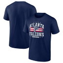 NFL ファルコンズ Tシャツ Fanatics（ファナティクス） メンズ ネイビー (Mens NFL SP24 FB Americana Team Cotton SST)