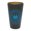 Stay refreshed on match day with this Charlotte FC 16oz. Fun pint glass. This Charlotte FC cup features a team crest over a colorful silicone design.Brand: WinCraftDishwasher safeImportedOfficially licensedMicrowave and freezer safeNon-toxicUnbreakablePrinted graphicsHolds approx. 16oz.Material: 100% Silicone