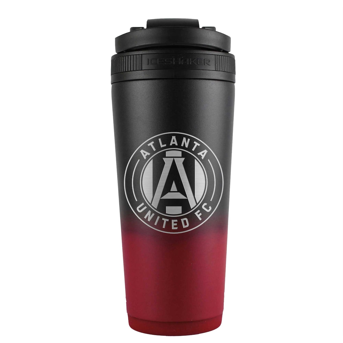 MLS アトランタ・ユナイテッドFC プラスチックカップ ウィンクラフト (WCR S24 Ombre 26OZ Stainless Steel Ice Shaker Blender Bottle)