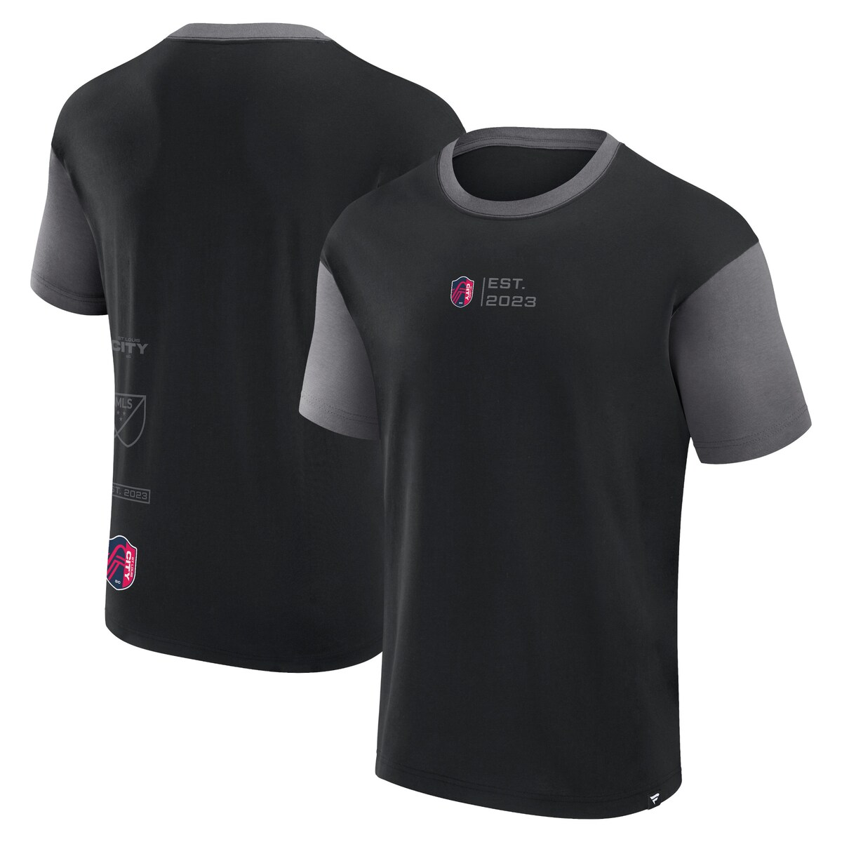【公式グッズ】MLS セントルイス・シティSC Tシャツ Fanatics（ファナティクス） メンズ ブラック (NUT S24 Men's Recovery Tee)